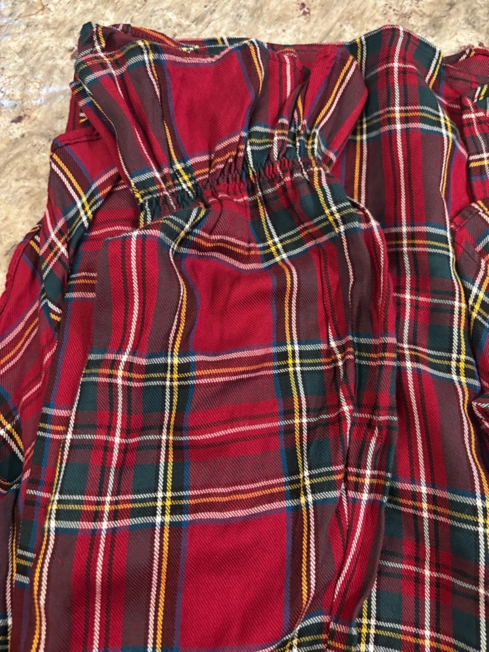 Sanctuary Red Plaid Ruffle Long-Sleeve Blouse - Picture 8 of 9